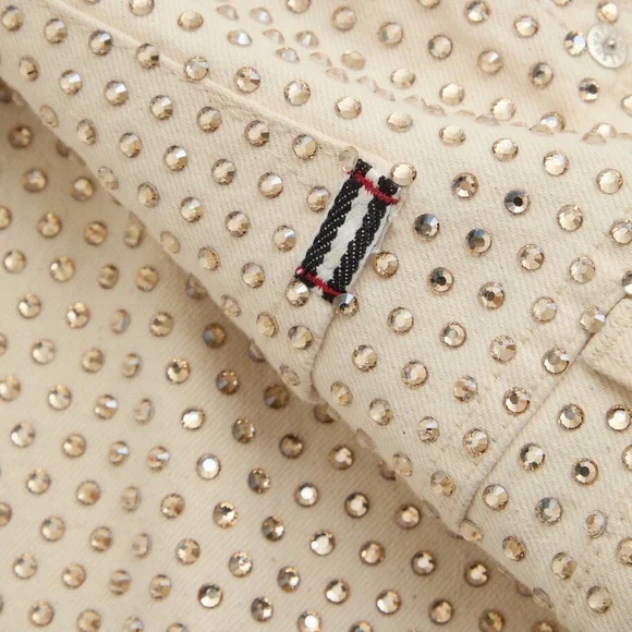 Alice and Olivia EMBELLISHED JEAN New with Tag - Picture 9 of 9